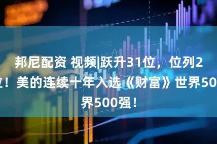 邦尼配资 视频|跃升31位，位列246位！美的连续十年入选《财富》世界500强！